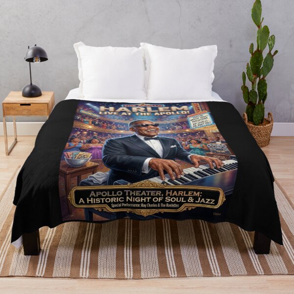 Item preview, RAY CHARLES - Live at the Apolo -  designed and sold by DBM Photo Art 1.