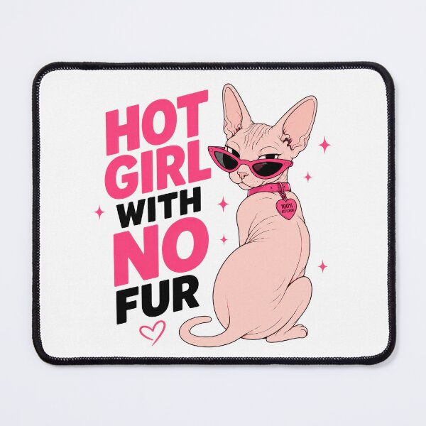 Item preview, Hot Girl With No Fur Sphynx Cat designed and sold by INVITOARTE.