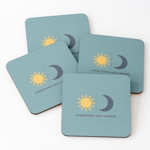 Item preview, Everything Has A Phase: Minimalist Sun Moon Art designed and sold by artlife4.