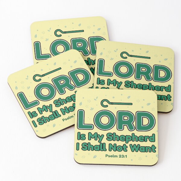 Item preview, Lord Is My Shepherd Typography designed and sold by RRRShop.