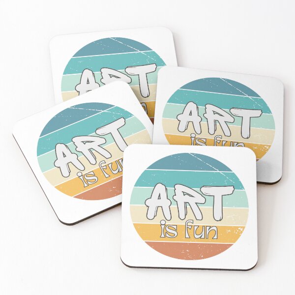 Item preview, Art is fun, Retro design designed and sold by Noydee Red Salavan.
