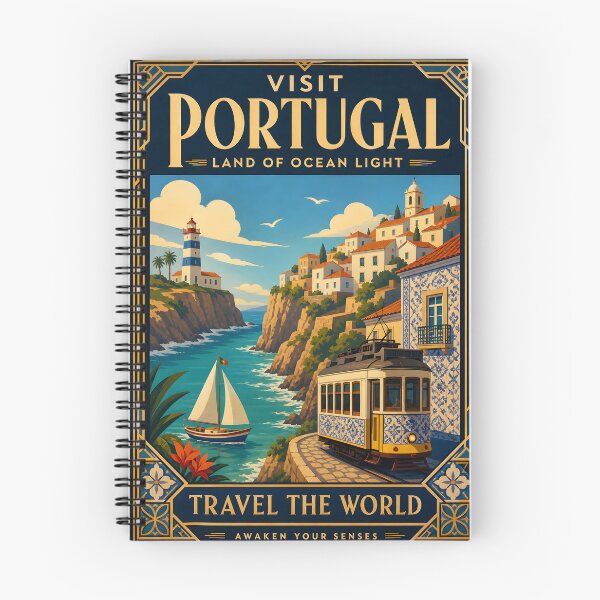 Item preview, Portugal Vintage Travel Poster Art designed and sold by amithc.