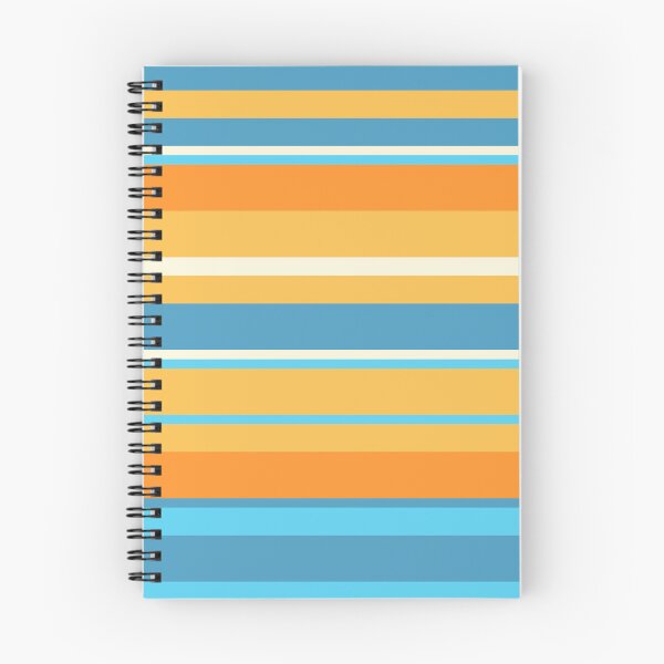 Item preview, California Sunset Abstract Colored Horizontal Stripes designed and sold by TwelveParties.
