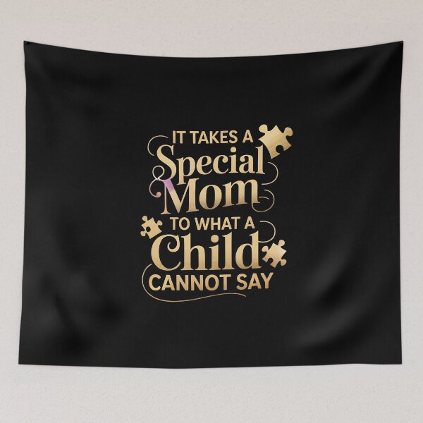 Item preview, It Takes A Special Mom To Hear Autistic Pride Design for Special Moms designed and sold by Redgiant87x.
