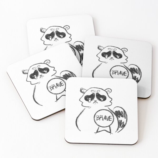 Item preview, Cute Trash Panda Sad Brave designed and sold by SktchTrashPanda.