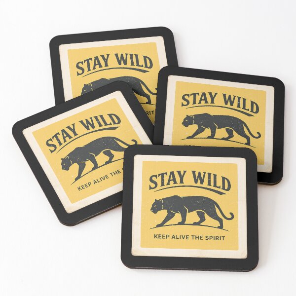 Item preview, Stay Wild Vintage Panther designed and sold by krish-prints.