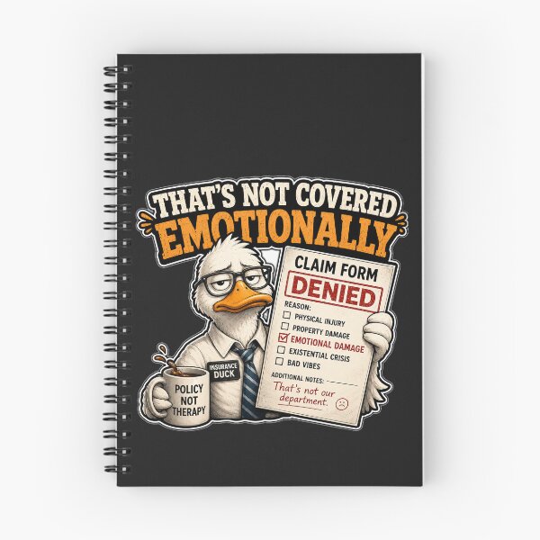 Item preview, Funny Insurance Humor Gift Emotional Damage Sarcastic Duck designed and sold by Gentlestate.