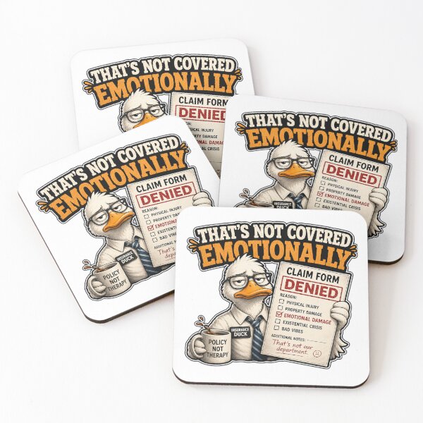 Item preview, Funny Insurance Humor Gift Emotional Damage Sarcastic Duck designed and sold by Gentlestate.