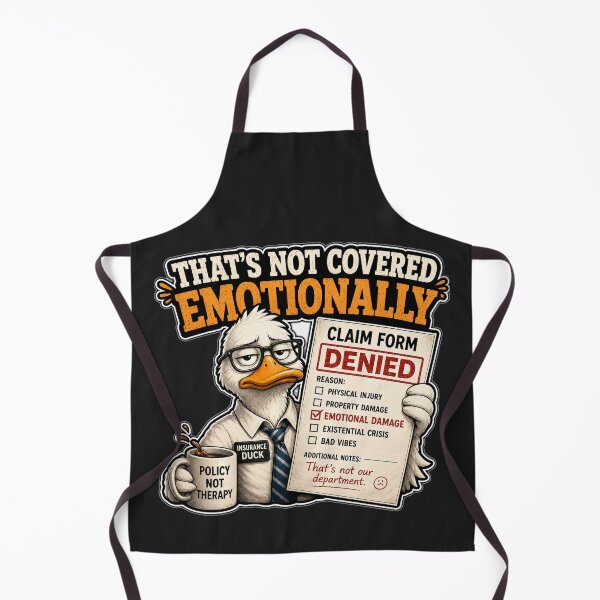Item preview, Funny Insurance Humor Gift Emotional Damage Sarcastic Duck designed and sold by Gentlestate.