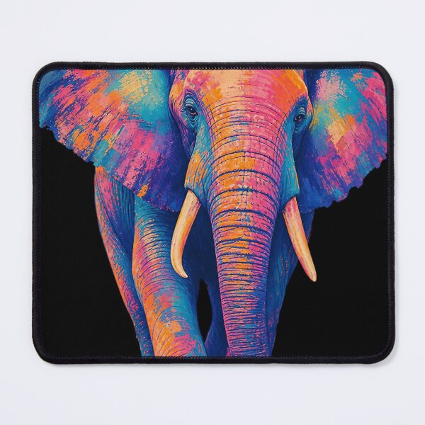 Item preview, Elephant Poster — Brushstroke Texture designed and sold by Jandedan.