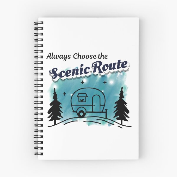 Item preview, Scenic Route — Retro Camper Night Sky Camping Design designed and sold by DonnaRaine.