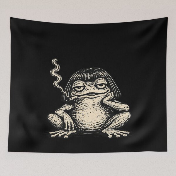 Item preview, Funny Frog Bob Haircut Meme Funny Frog designed and sold by super-think.