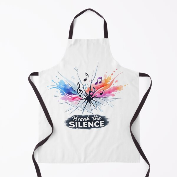 Item preview, Break the Silence – Artistic Music Explosion & Broken Glass Design designed and sold by darkan1.