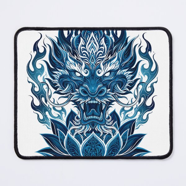 Item preview, Dragon Blooming in Burning Lotus designed and sold by WebHorizons.