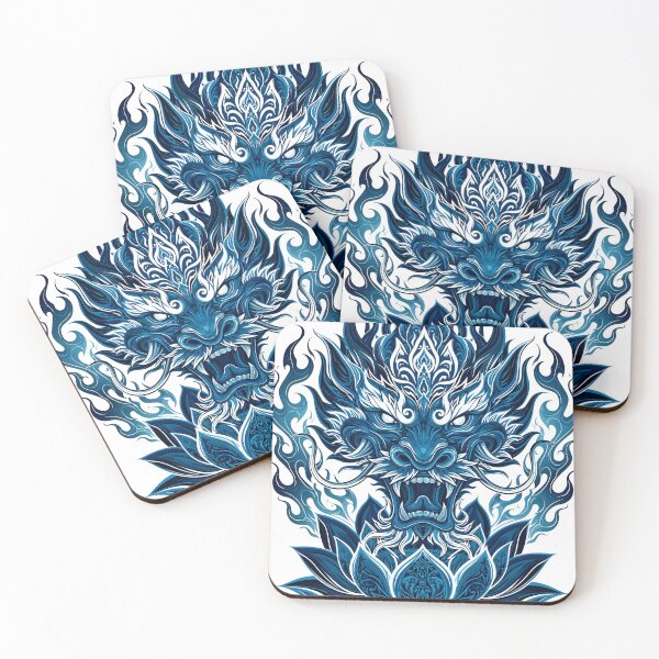 Item preview, Dragon Blooming in Burning Lotus designed and sold by WebHorizons.