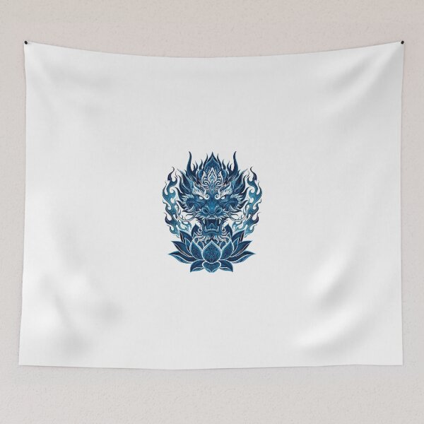 Item preview, Dragon Blooming in Burning Lotus designed and sold by WebHorizons.