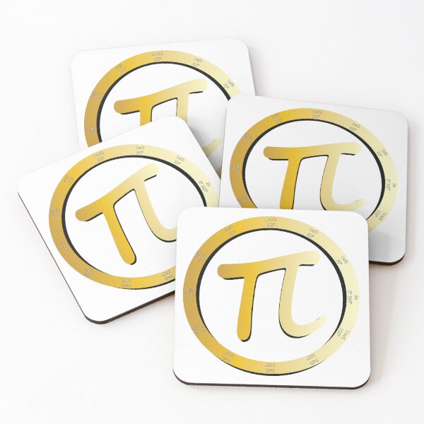 Item preview, Golden Pi Symbol And Black Circle Chart designed and sold by RPMELO.