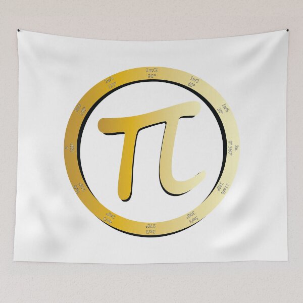 Item preview, Golden Pi Symbol And Black Circle Chart designed and sold by RPMELO.