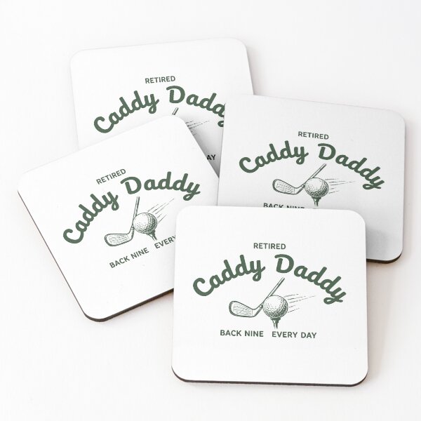 Item preview, Retired Caddy Daddy - Funny Golf Retirement Gift for Dad, Back Nine Every Day designed and sold by JadmeStudio.