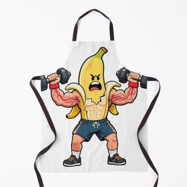 Item preview, Banana Bodybuilder Cartoon designed and sold by PixelStyle Studio.