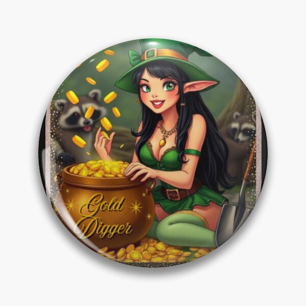 Item preview, Gold Digger black designed and sold by Squeekie D's Silly Tees.