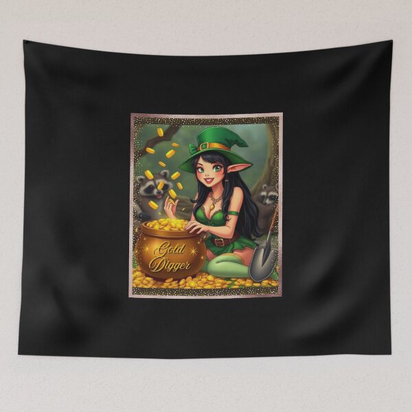 Item preview, Gold Digger black designed and sold by Squeekie D's Silly Tees.