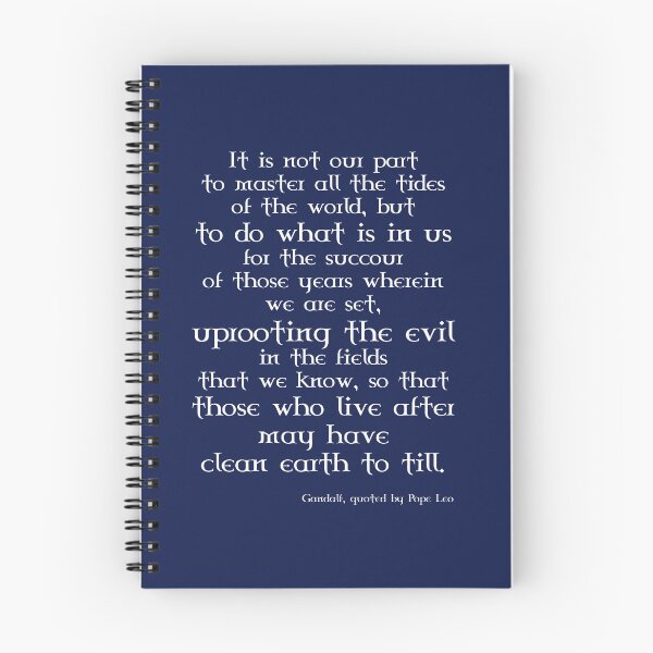Item preview, Pope Leo quoting Gandalf designed and sold by kobyakov.