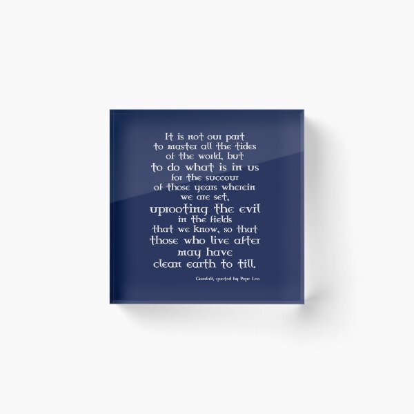 Item preview, Pope Leo quoting Gandalf designed and sold by kobyakov.