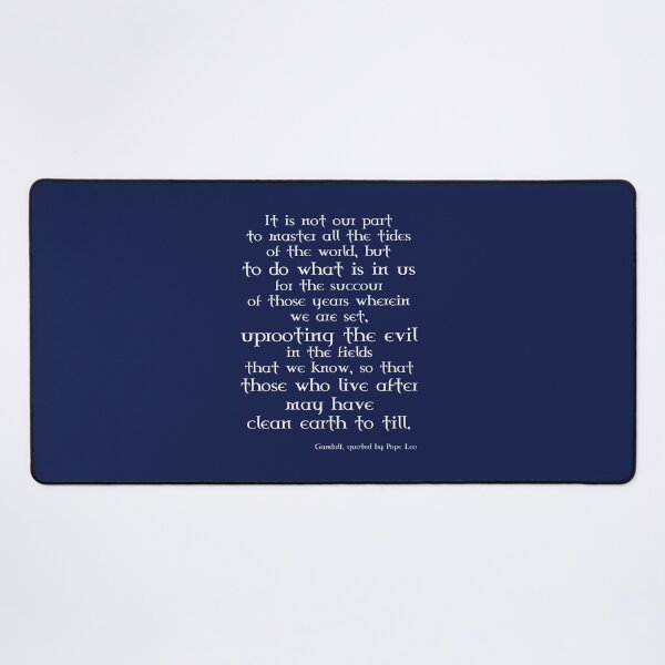 Item preview, Pope Leo quoting Gandalf designed and sold by kobyakov.
