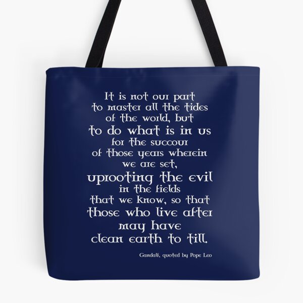 Item preview, Pope Leo quoting Gandalf designed and sold by kobyakov.