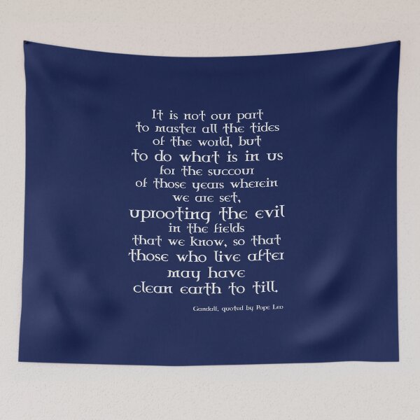 Item preview, Pope Leo quoting Gandalf designed and sold by kobyakov.