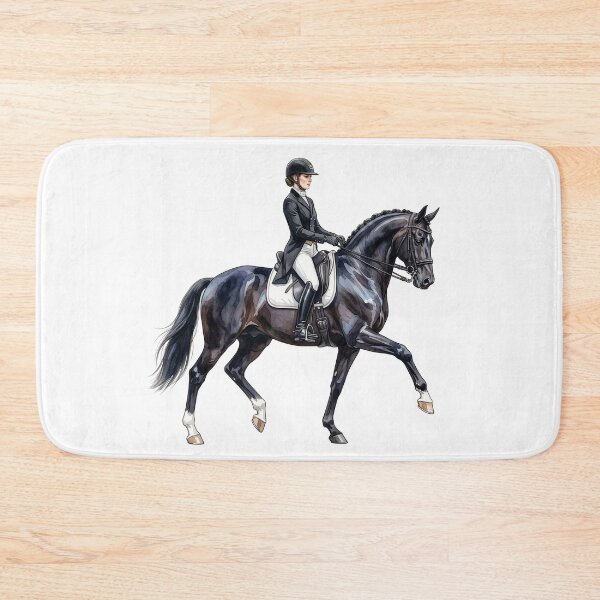 Item preview, Elegant Dressage Horse Watercolor designed and sold by Rutvain.