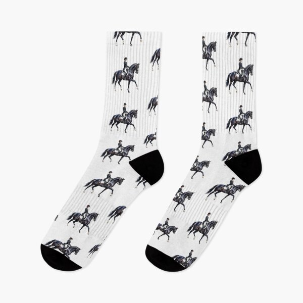 Item preview, Elegant Dressage Horse Watercolor designed and sold by Rutvain.