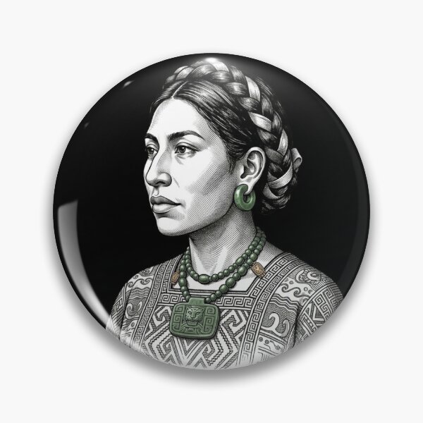 Item preview, Mesoamerican Heritage Portrait — Primera designed and sold by Contrast-Factory.