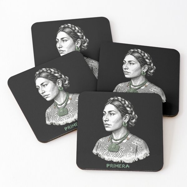 Item preview, Mesoamerican Heritage Portrait — Primera designed and sold by Contrast-Factory.