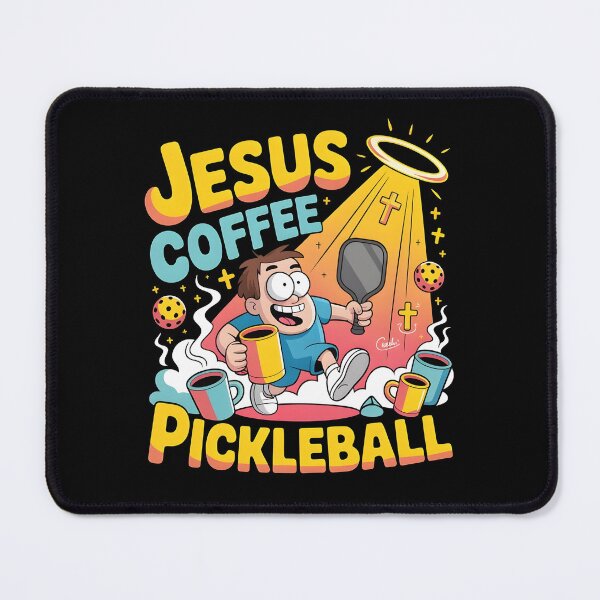 Item preview, Jesus Coffee Pickleball Coffee and Sports Graphic for Christian Design Fans designed and sold by Redgiant87x.