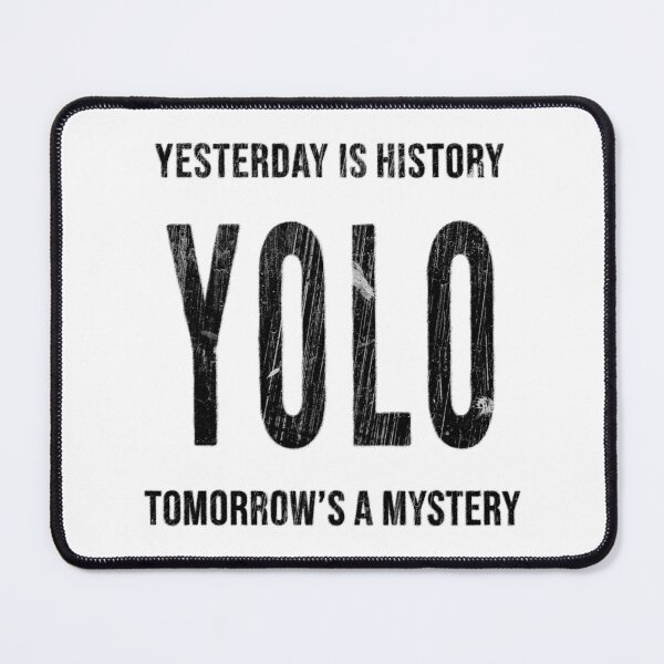 Item preview, YOLO (Black) designed and sold by Pencil & Pixel.