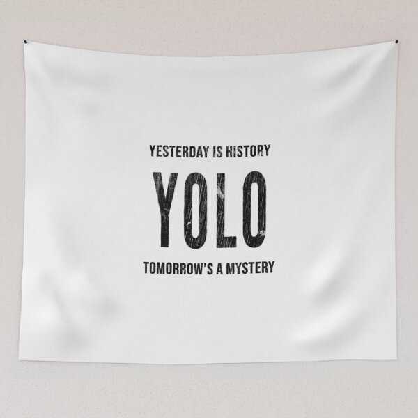 Item preview, YOLO (Black) designed and sold by Pencil & Pixel.