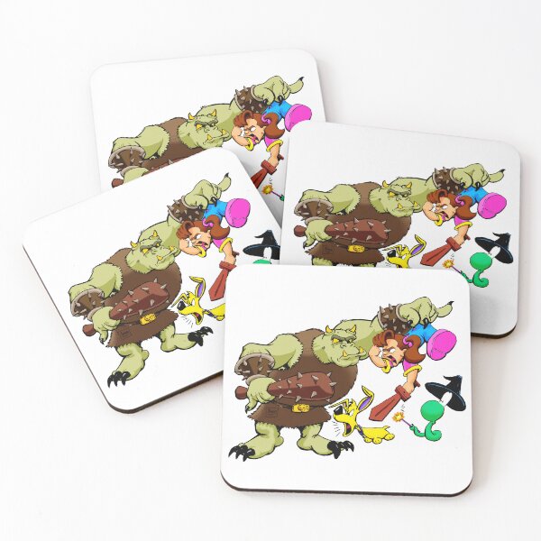 Item preview, Amber Lee vs the Ogre designed and sold by Hoss-The-First.