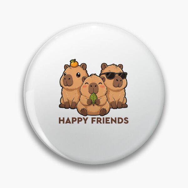 Item preview, Cute Capybara Sticker For Friends designed and sold by ZwoToopia.