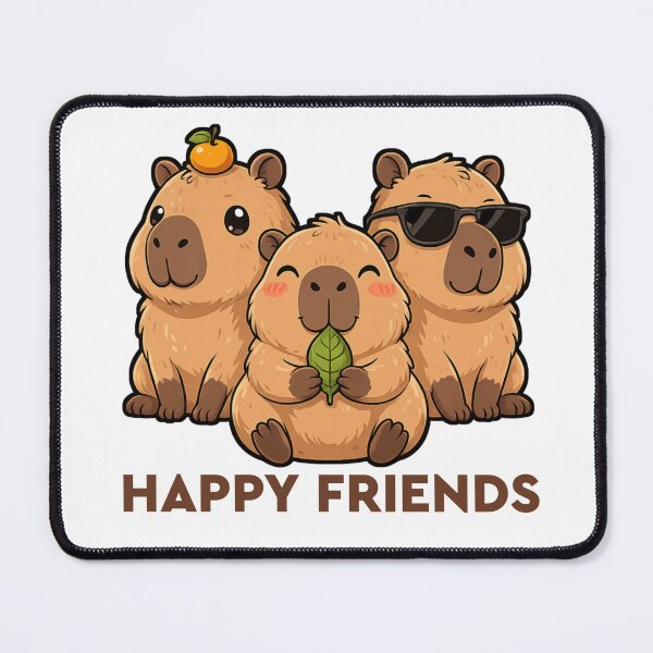 Item preview, Cute Capybara Sticker For Friends designed and sold by ZwoToopia.