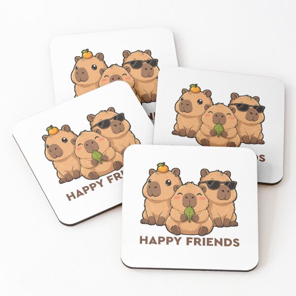 Item preview, Cute Capybara Sticker For Friends designed and sold by ZwoToopia.