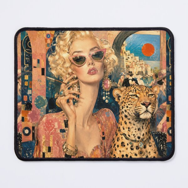 Item preview, A woman and a leopard. designed and sold by Natalia-Vlad.
