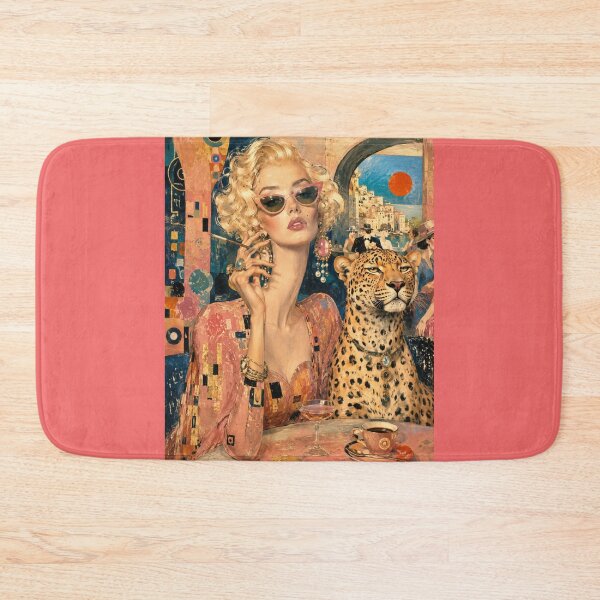Item preview, A woman and a leopard. designed and sold by Natalia-Vlad.