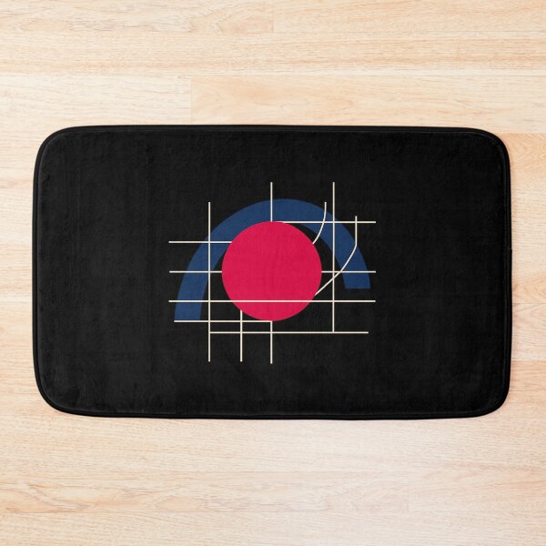 Item preview, Crimson Red and Navy Blue Abstract designed and sold by krish-prints.