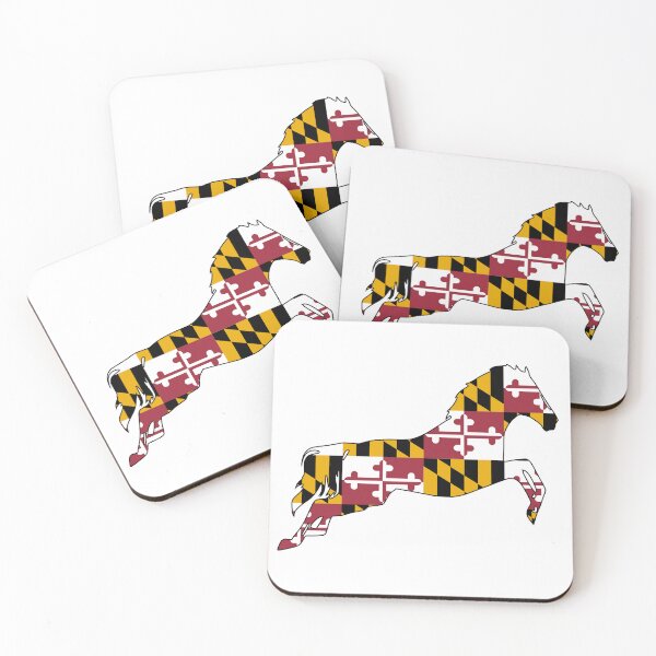 Item preview, Maryland State Flag in a Jumping Horse designed and sold by TracyandAvaCreatons.
