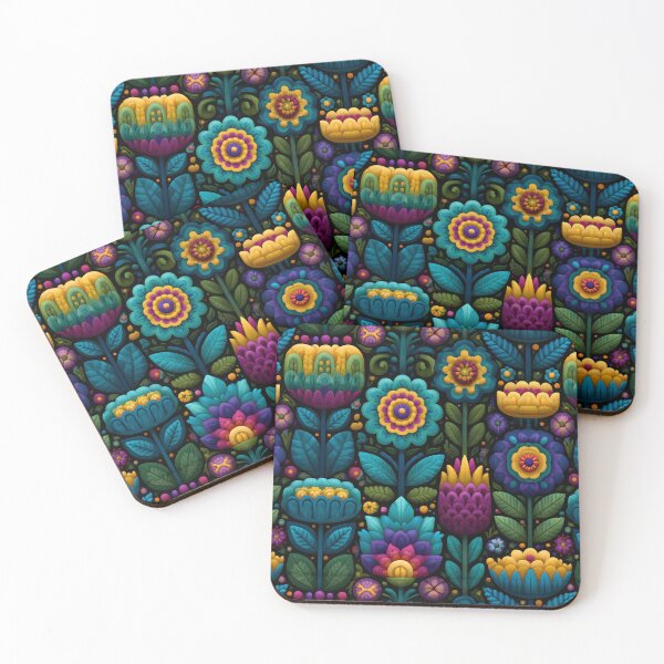 Item preview, Vintage Boho Flowers Cute Floral Pattern designed and sold by SecretDicer.