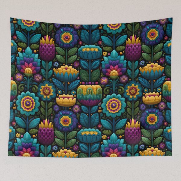 Item preview, Vintage Boho Flowers Cute Floral Pattern designed and sold by SecretDicer.