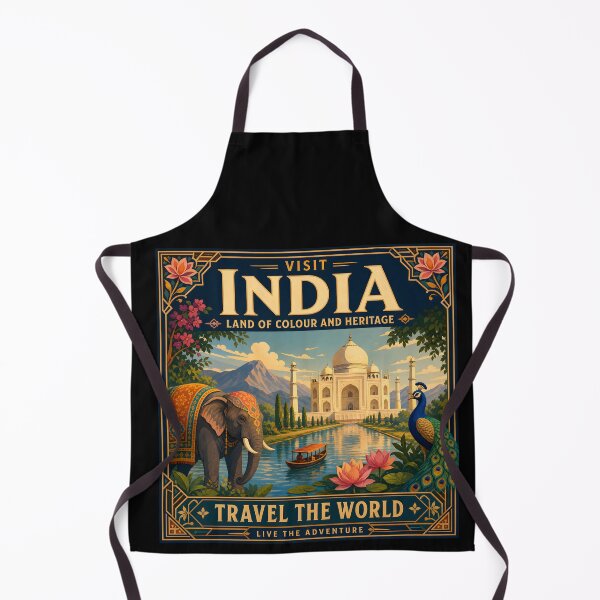 Item preview, India Vintage Travel Poster Print designed and sold by amithc.