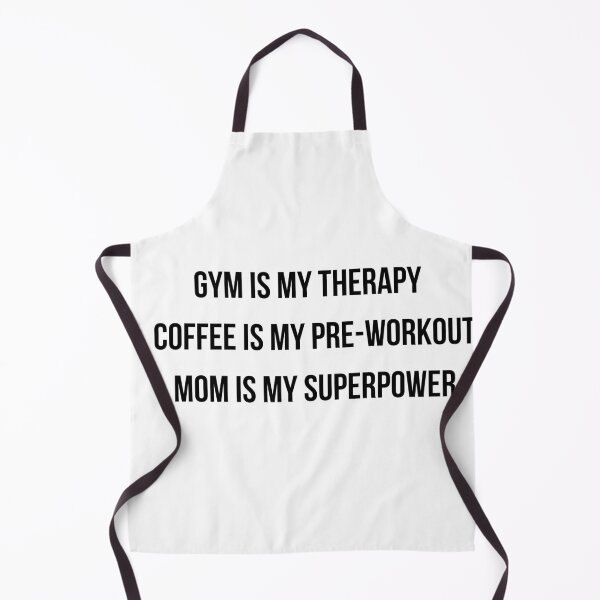 Item preview, Gym Is My Therapy Coffee Is My Pre Workout Mom Is My Superpower Funny Gym Mom Shirt designed and sold by Laylon013.